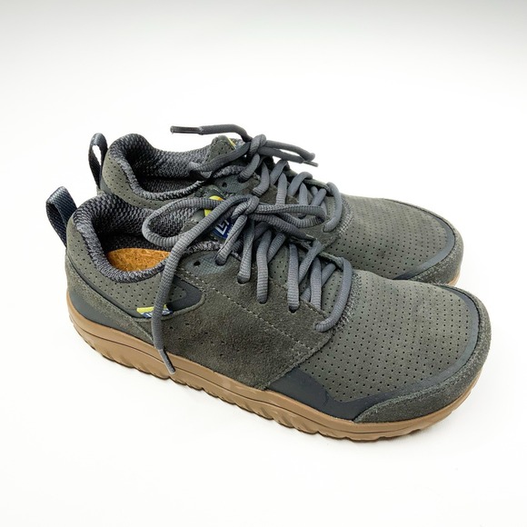 Lems Primal Zen Mens 7 / Womens 8.5 US Shoes Grey Suede Zero Drop Hiking Walking - Picture 2 of 9